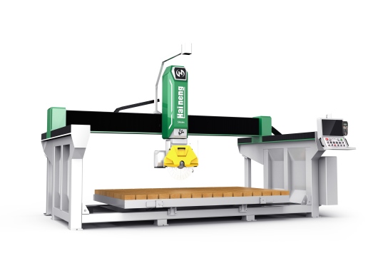 CNC 5 Eksenli Köprü Tipi Taş Kesme Makinesi, Yüksek Hassasiyetli Taş Kesimi